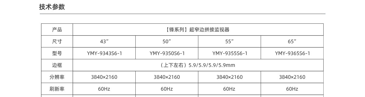 超窄边拼接监视器,监视器